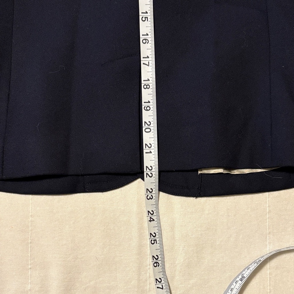 J.Crew Classic “Schoolboy” Navy Blazer with Gold Accents - Picture 9 of 11